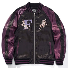 Dragon Ball Frieza Y2K Purple College Jacket Unisex