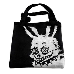 Bad Blood Crazy Rabbit Dark Y2K Tote Bag