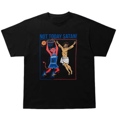 Not Today Satan Basketball Y2K Unisex T-Shirt