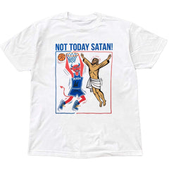 Not Today Satan Basketball Y2K Unisex T-Shirt