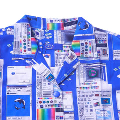 Paint Frutiger Aero Printed Short Sleeve Shirt Unisex
