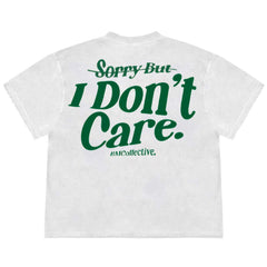 Sorry But I Don't Care T-Shirt Unisex Retro Y2K