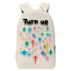 Turn Up Retro Core Colorful Stars Y2K Backpack