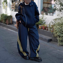 Wide Leg 3 Stripe Y2K Baggy Pants Unisex