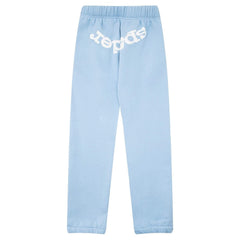 555 Sp5der Hoodie Unisex Pants Y2K Tracksuit - Sky Blue Pants