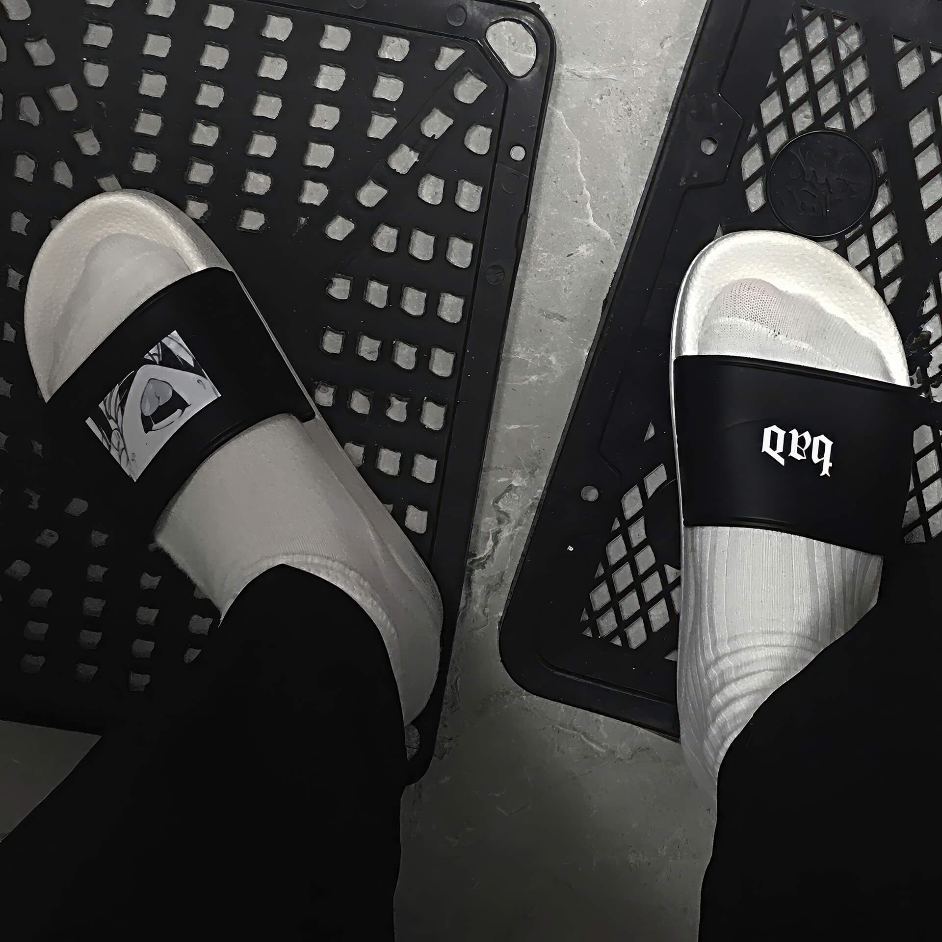 Bad Anime Girl Slides Animecore Shoes Unisex