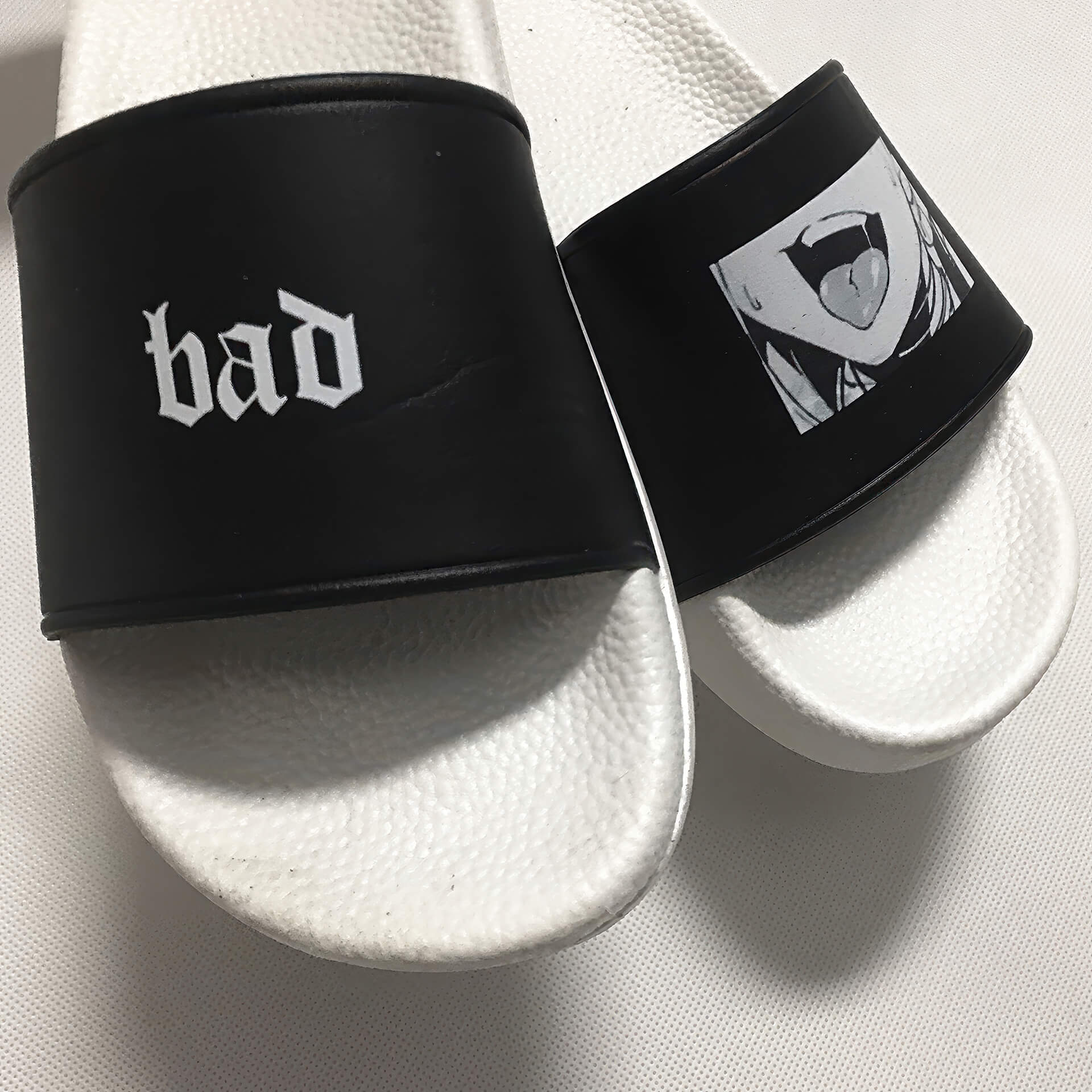 Bad Anime Girl Slides Animecore Shoes Unisex
