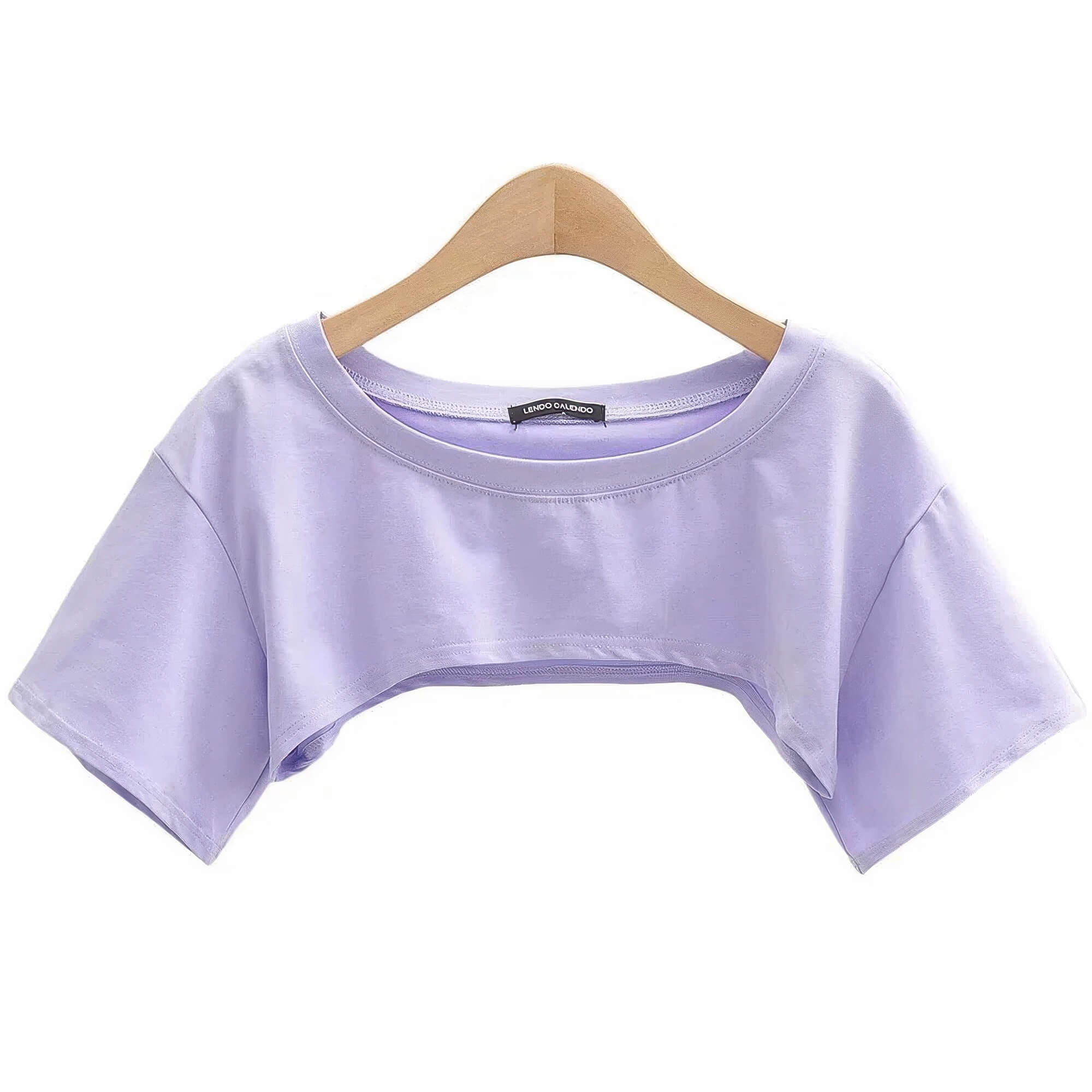 Basic Ultra-Short Y2K Extreme Cropped Tee for Women
