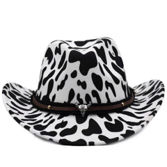 Cow Pattern Y2K Aesthetic Cowboy Hat