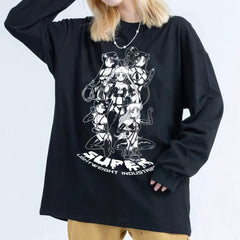 HVY BLK Sailor Moon Bad Squad Unisex Long Sleeve Top