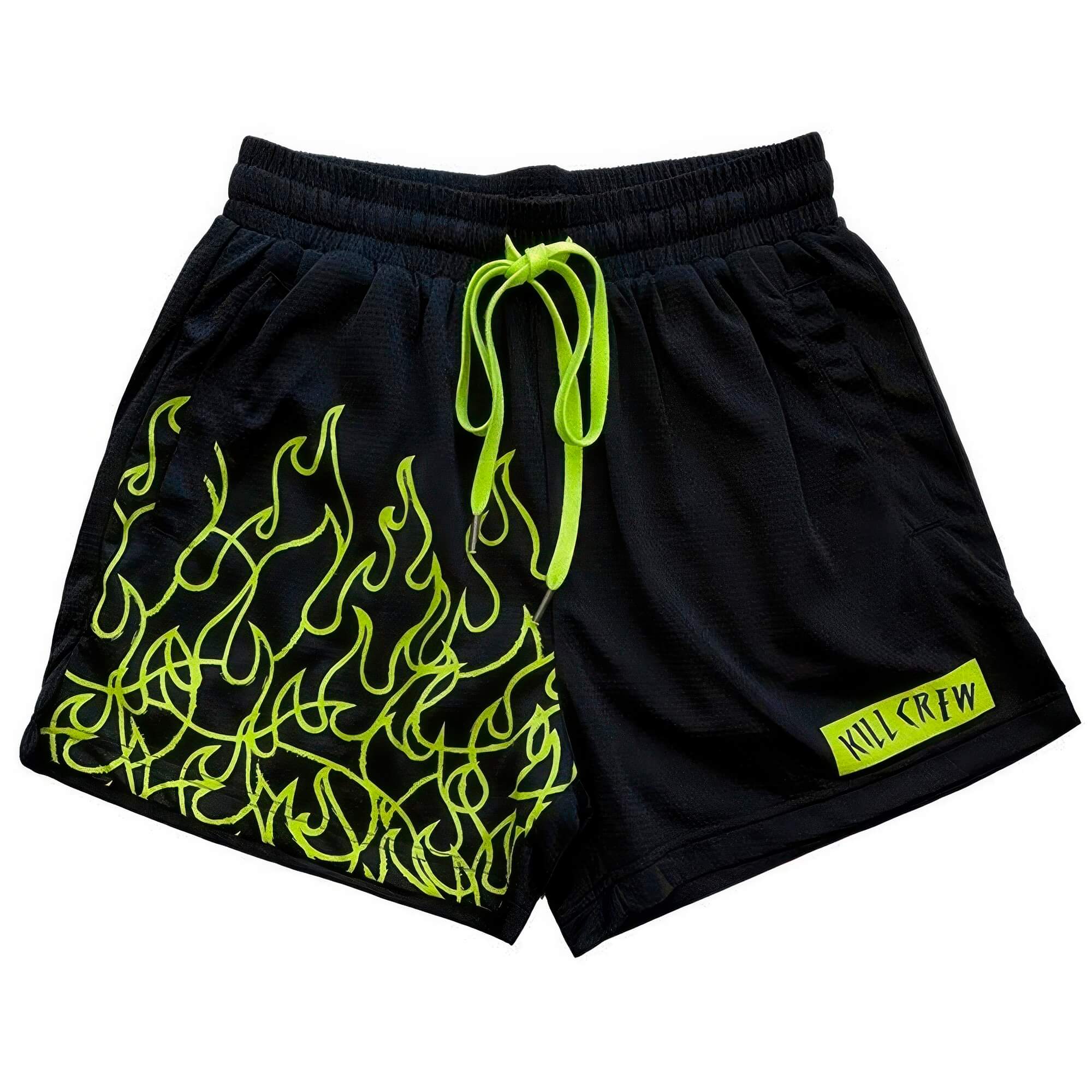 Kill Crew Y2K Flames Summer Mesh Shorts Unisex