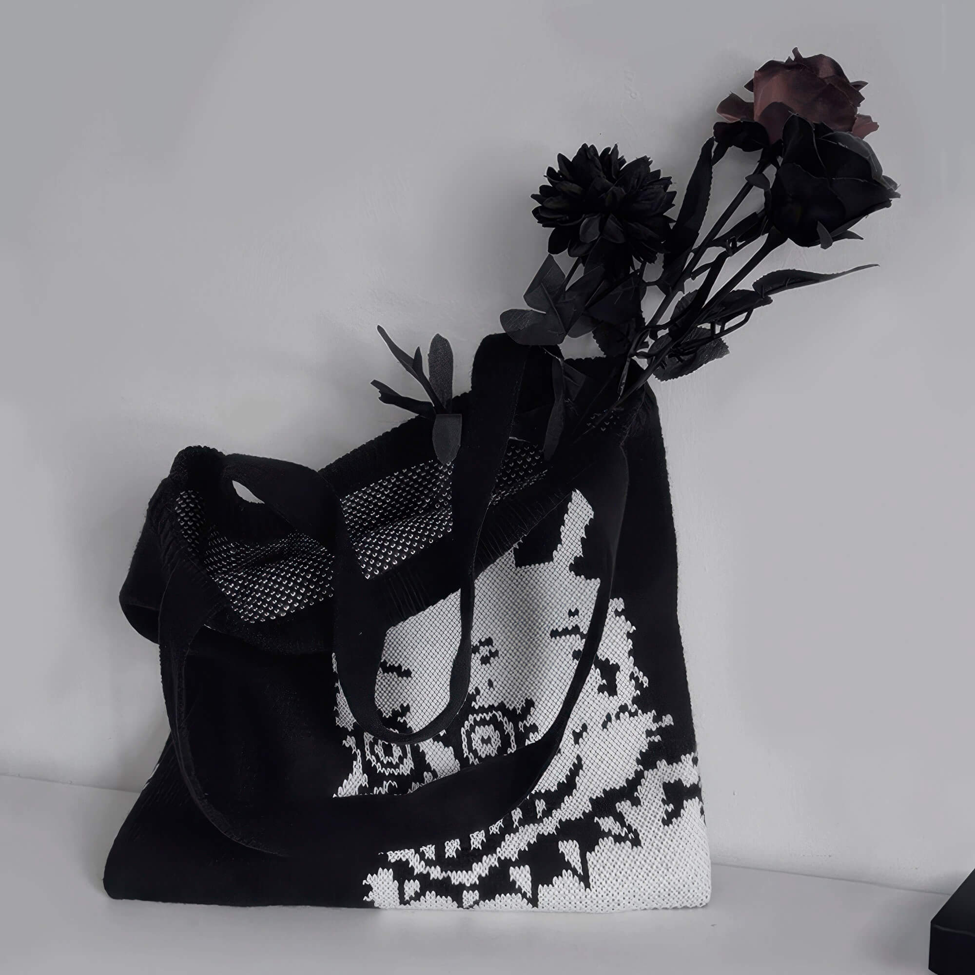 Bad Blood Crazy Rabbit Dark Y2K Tote Bag