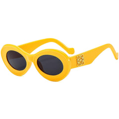 Paula’s Ibiza Loop Oval Sunglasses Y2K Retro Core