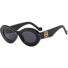 Paula’s Ibiza Loop Oval Sunglasses Y2K Retro Core