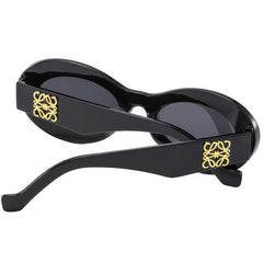 Paula’s Ibiza Loop Oval Sunglasses Y2K Retro Core