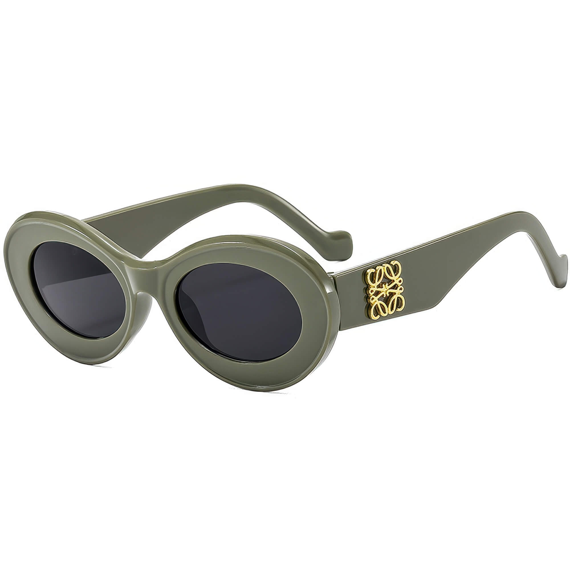 Paula’s Ibiza Loop Oval Sunglasses Y2K Retro Core