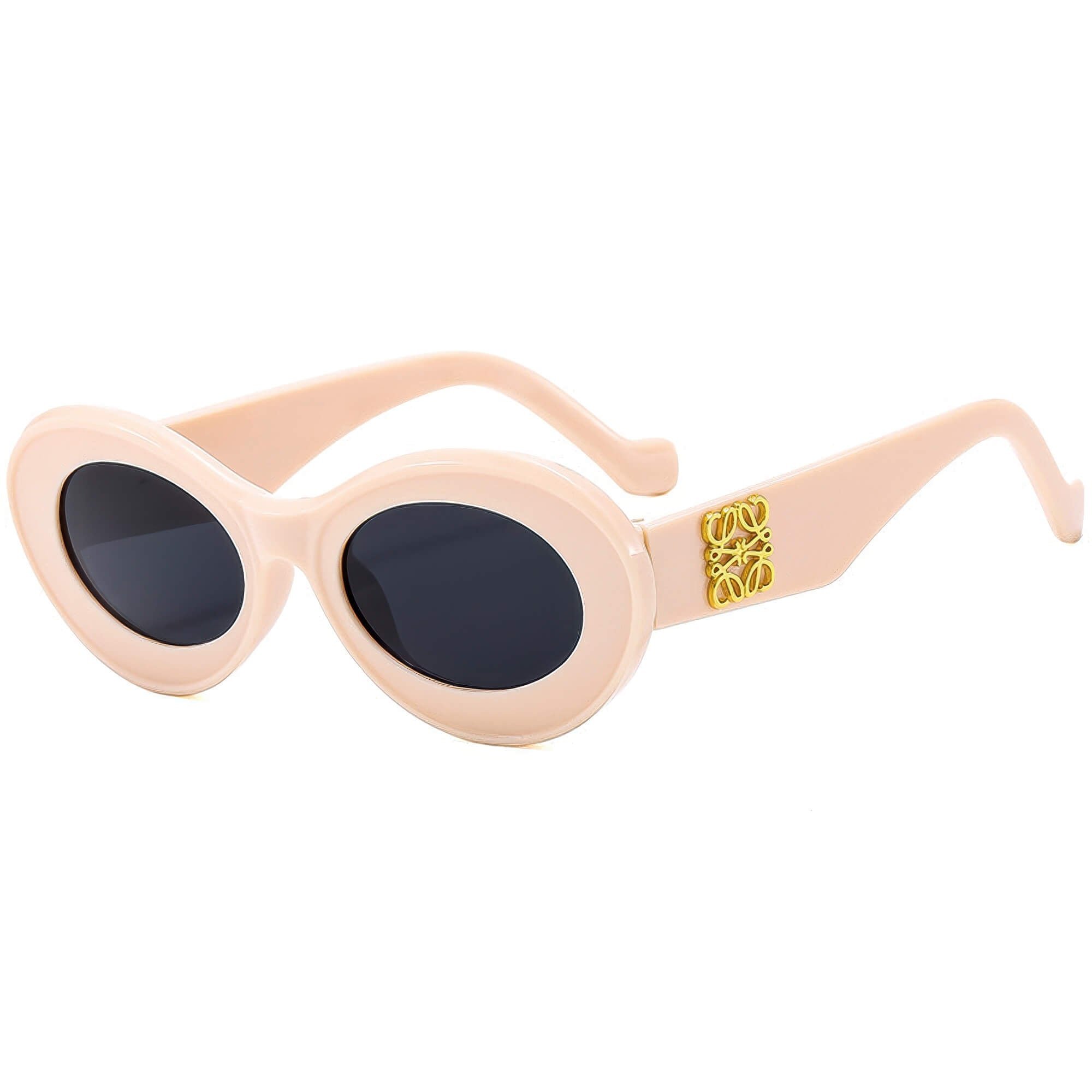 Paula’s Ibiza Loop Oval Sunglasses Y2K Retro Core