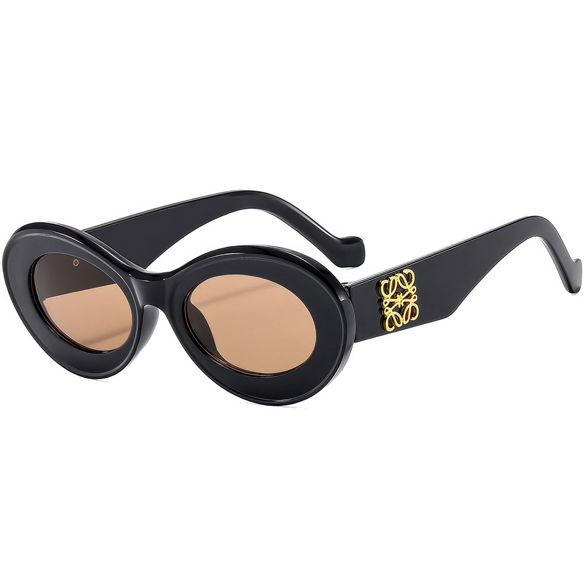 Paula’s Ibiza Loop Oval Sunglasses Y2K Retro Core