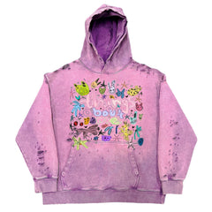 Purple Stone Wash Hoodie Unisex Things About Me