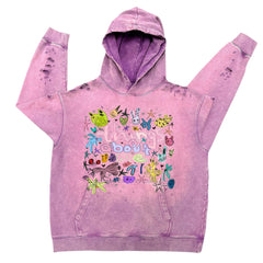 Purple Stone Wash Hoodie Unisex Things About Me