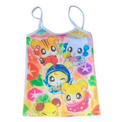 Retro Kawaii Y2K Cute Hamsters Women's Cami Top