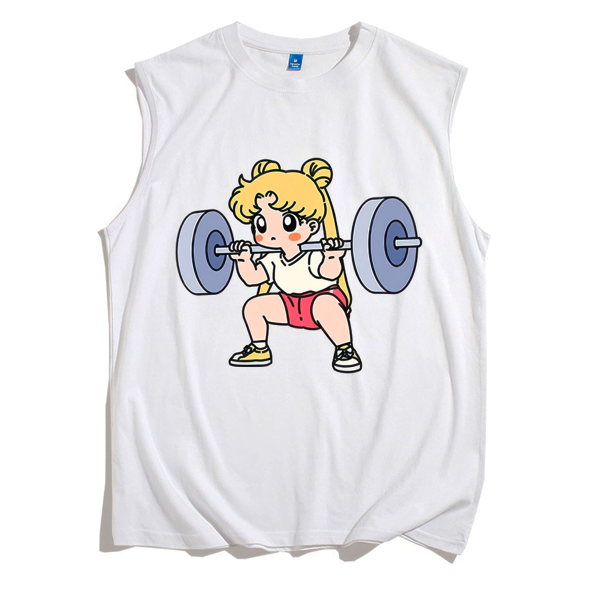 Sailor Moon Weightlifting Y2K Fitnes Tank Top Unisex