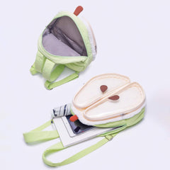 Slice of Pear Backpack Y2K Fruit Bag Foodcore