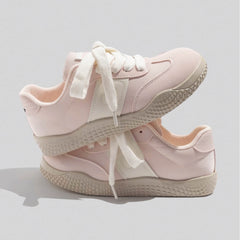 Soft Pink Flat Comfortable Sneakers