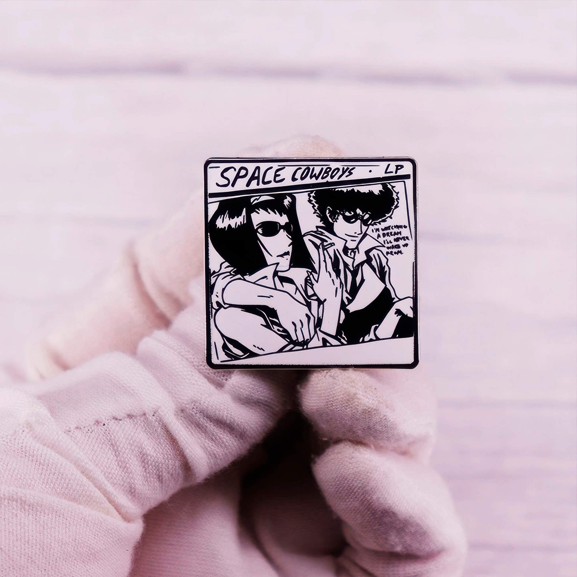 Space Cowboy Bebop Enamel Pin Badge Y2K Anime