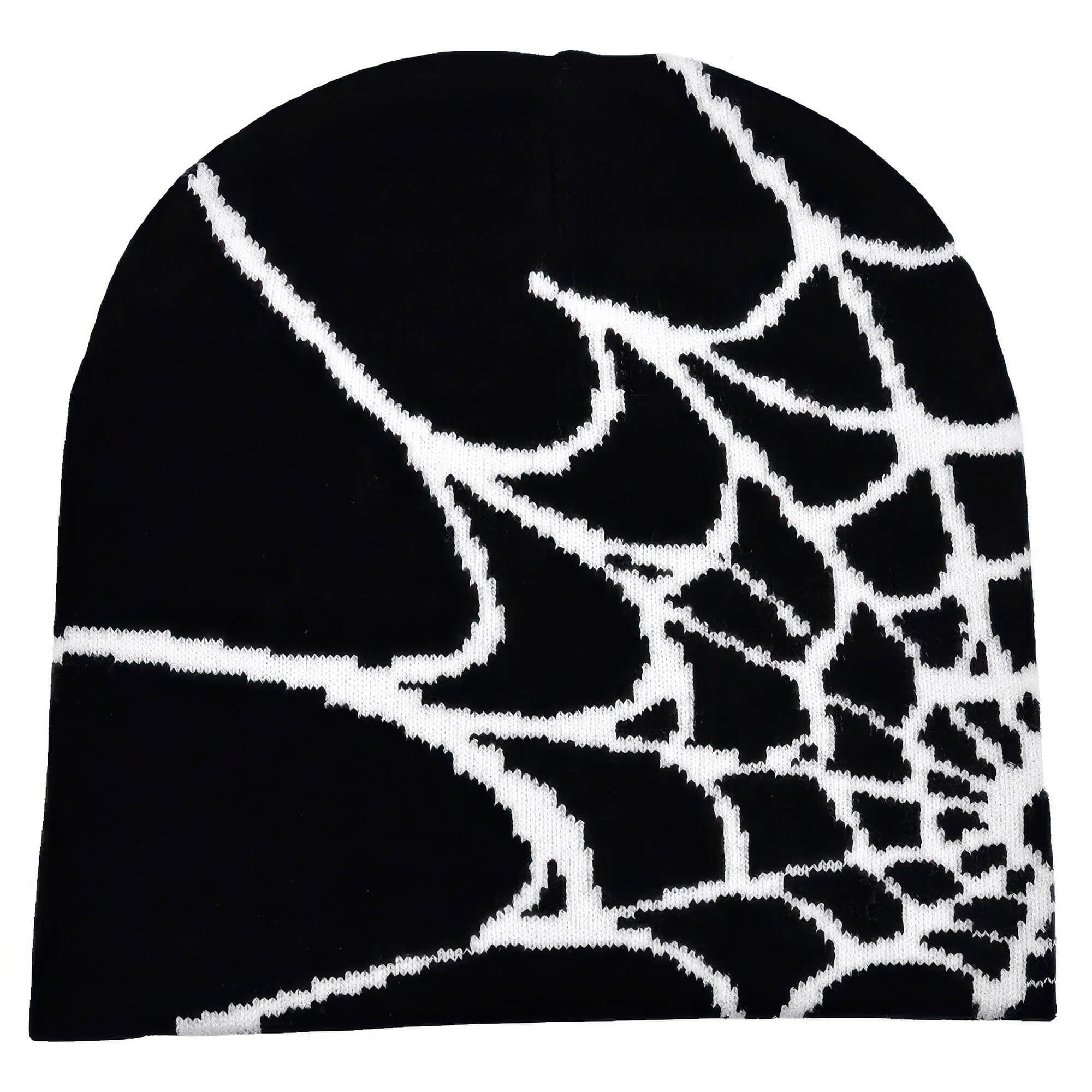 Spider Web Beanie Hat Y2K Aesthetic