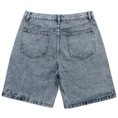 Star Denim Shorts Unisex Streetwear Urban Y2K