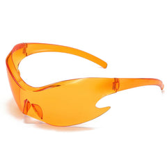 Sunglasses Carved Out Side Spikes Y2K Aesthetic Gift