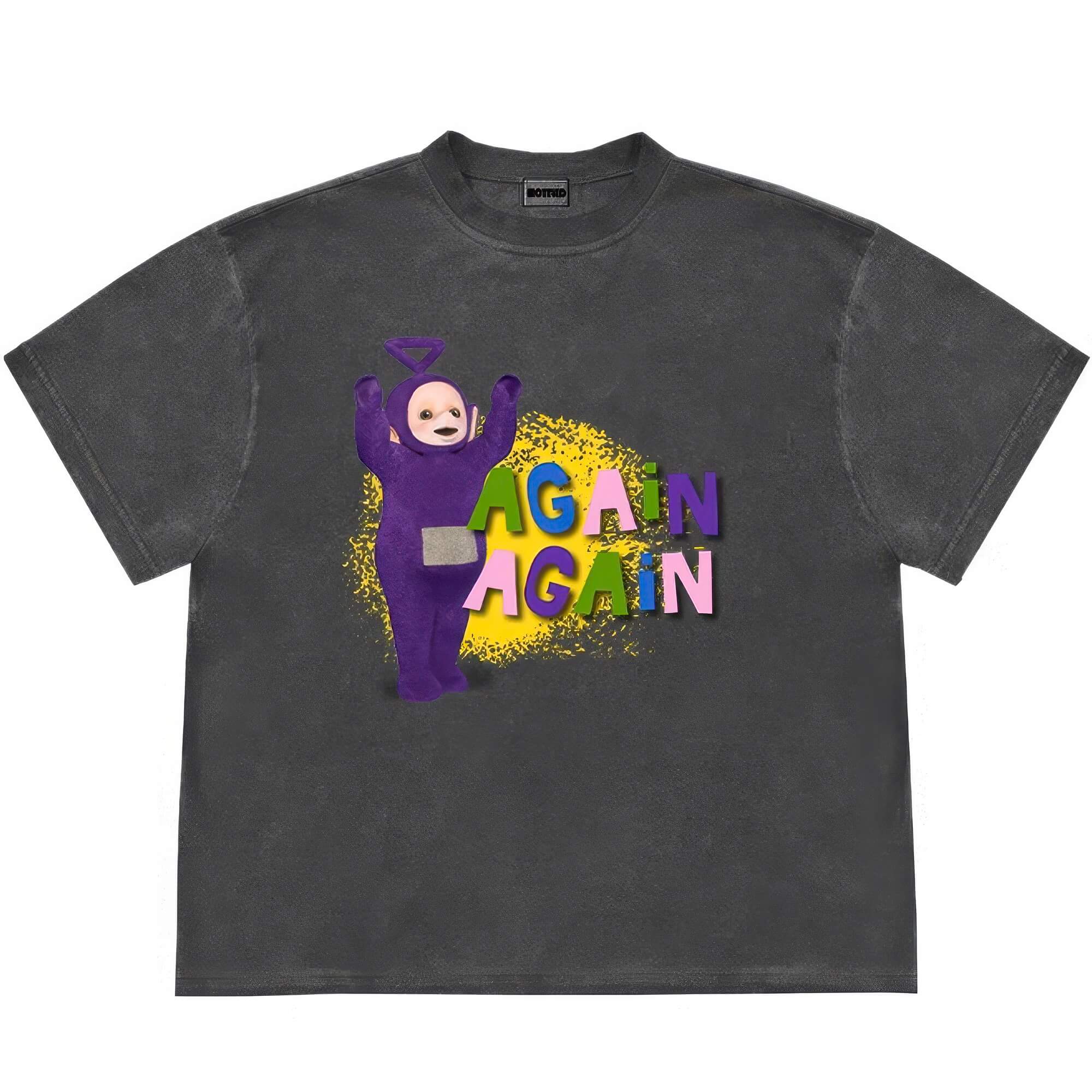 Teletubbies Tinky Winky Again Y2K T-Shirt Unisex