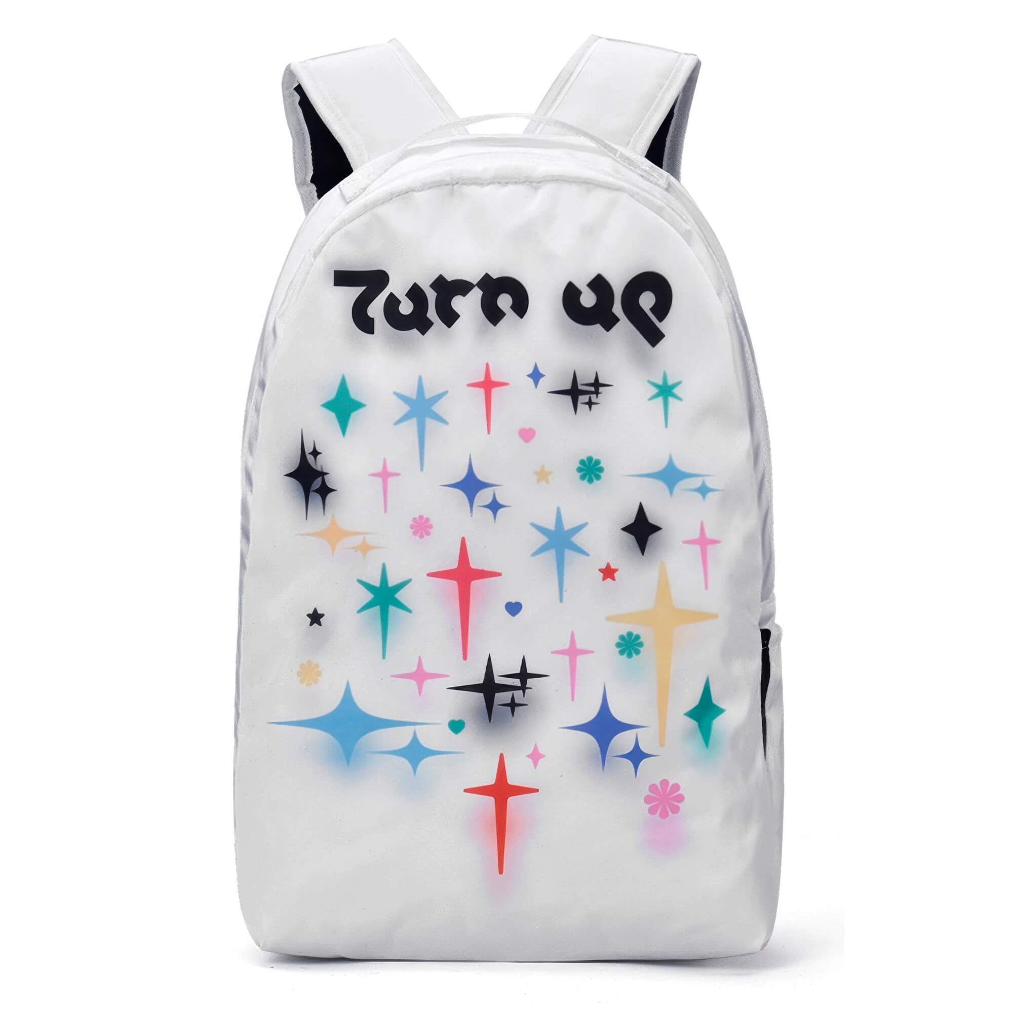 Turn Up Retro Core Colorful Stars Y2K Backpack