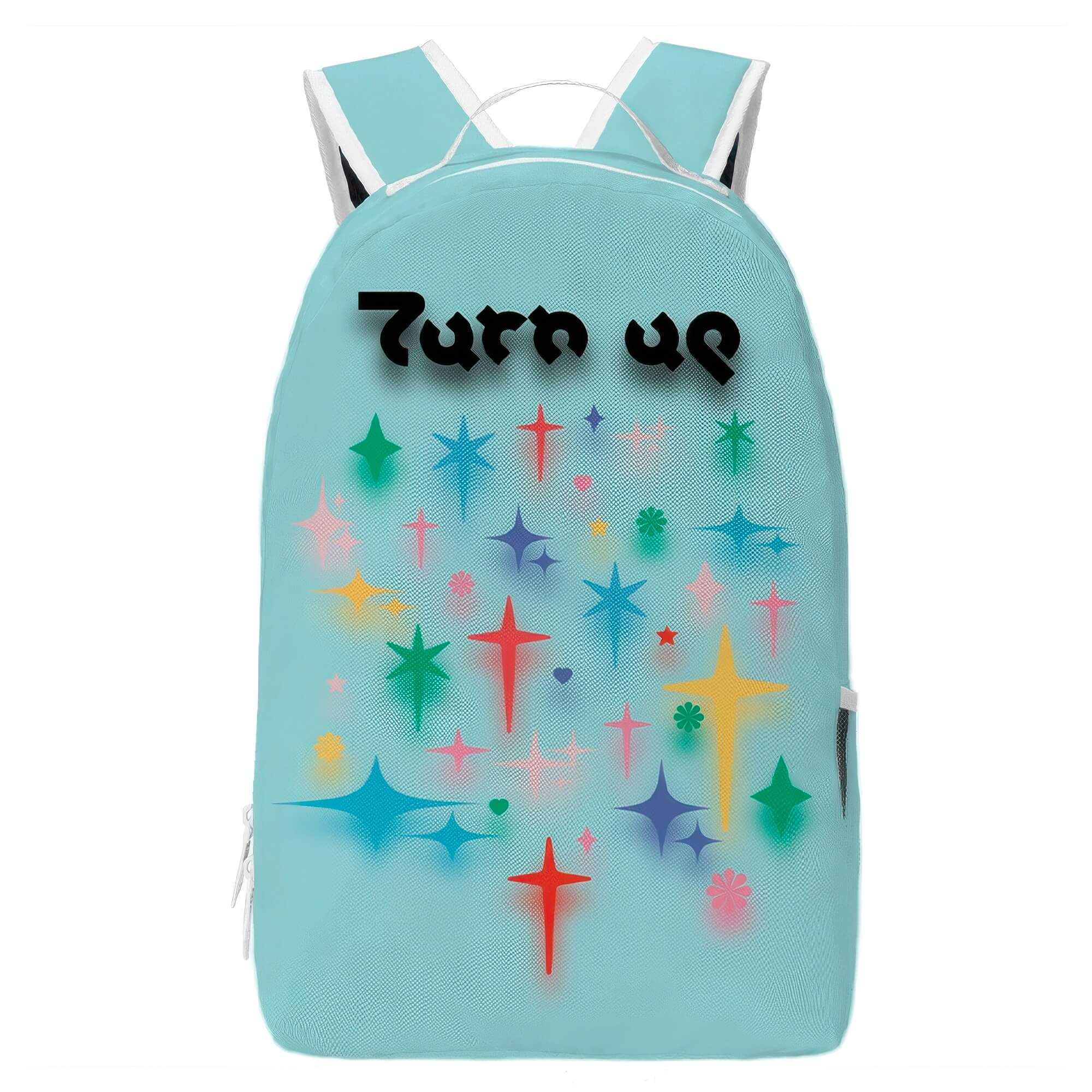 Turn Up Retro Core Colorful Stars Y2K Backpack