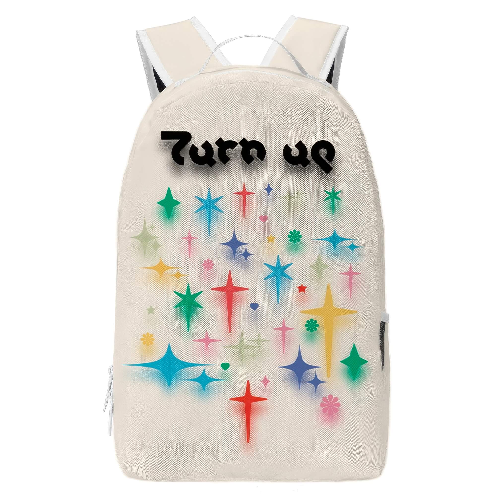 Turn Up Retro Core Colorful Stars Y2K Backpack