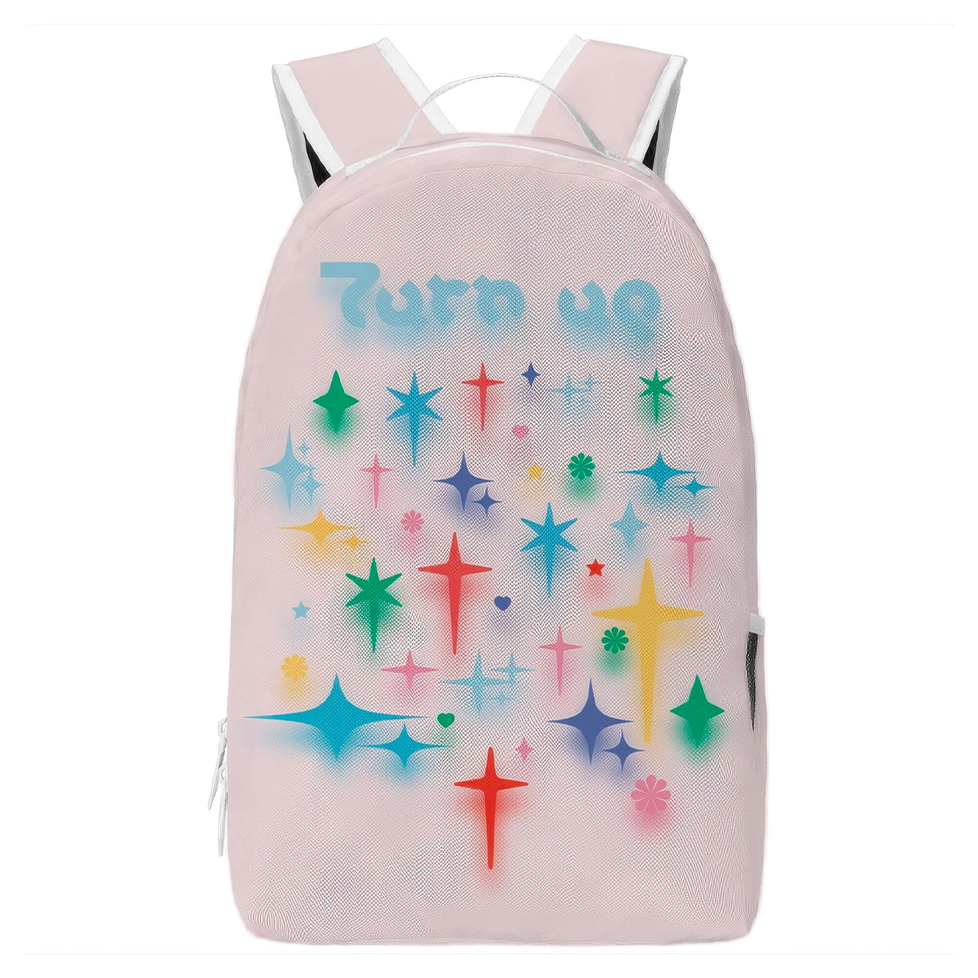 Turn Up Retro Core Colorful Stars Y2K Backpack