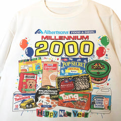 Y2K Albertsons Food Millennium 2000 T-Shirt Unisex
