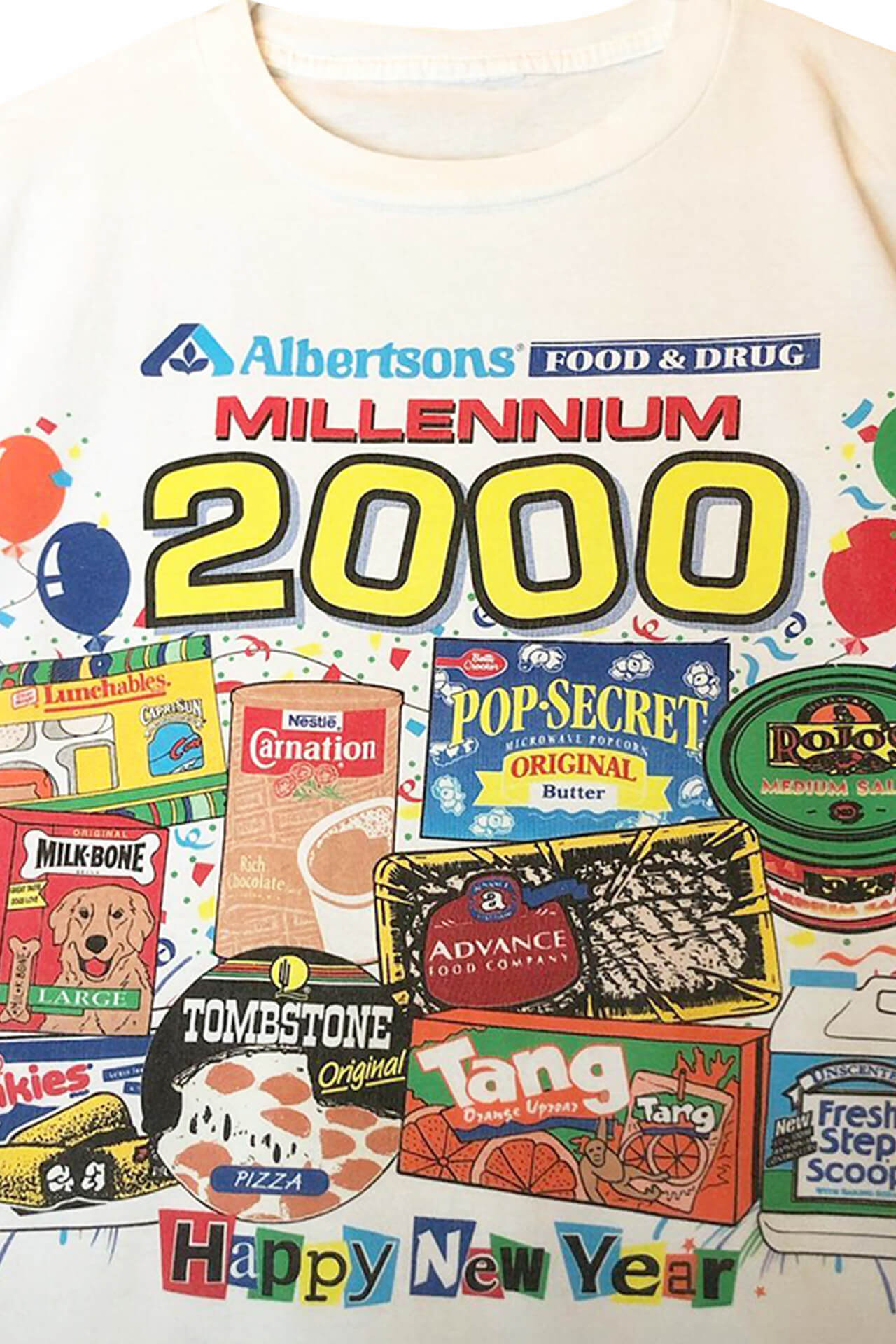 Y2K Albertsons Food Millennium 2000 T-Shirt Unisex