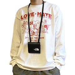 Y2K Love and Hate All The Same Long Sleeve Top Unisex