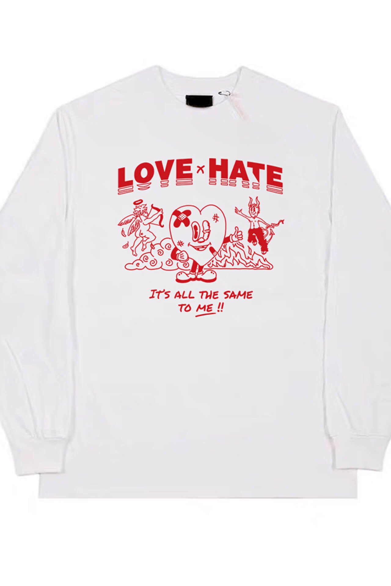 Y2K Love and Hate All The Same Long Sleeve Top Unisex