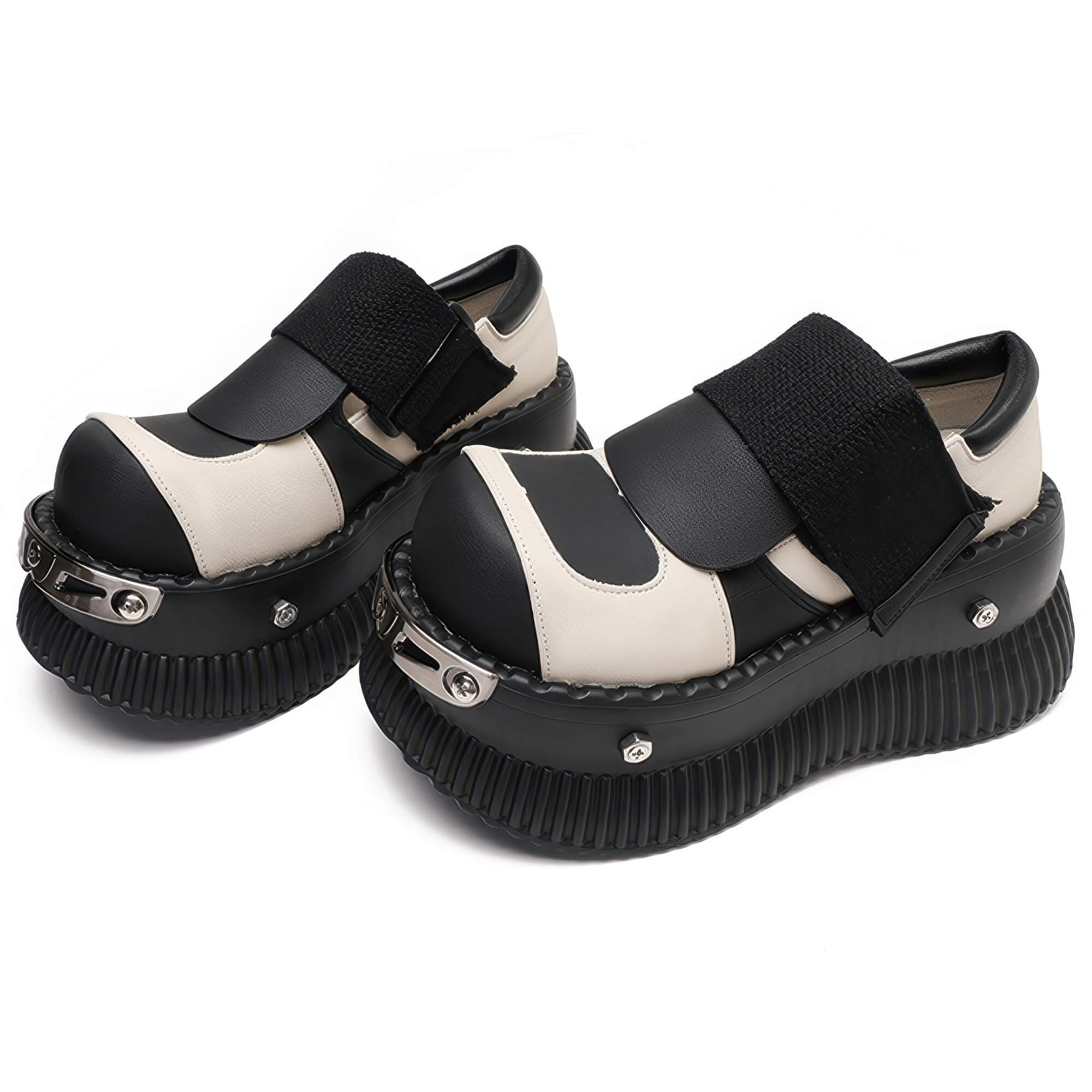 Alternative Y2K Rebel Platform Shoes Thick Sole