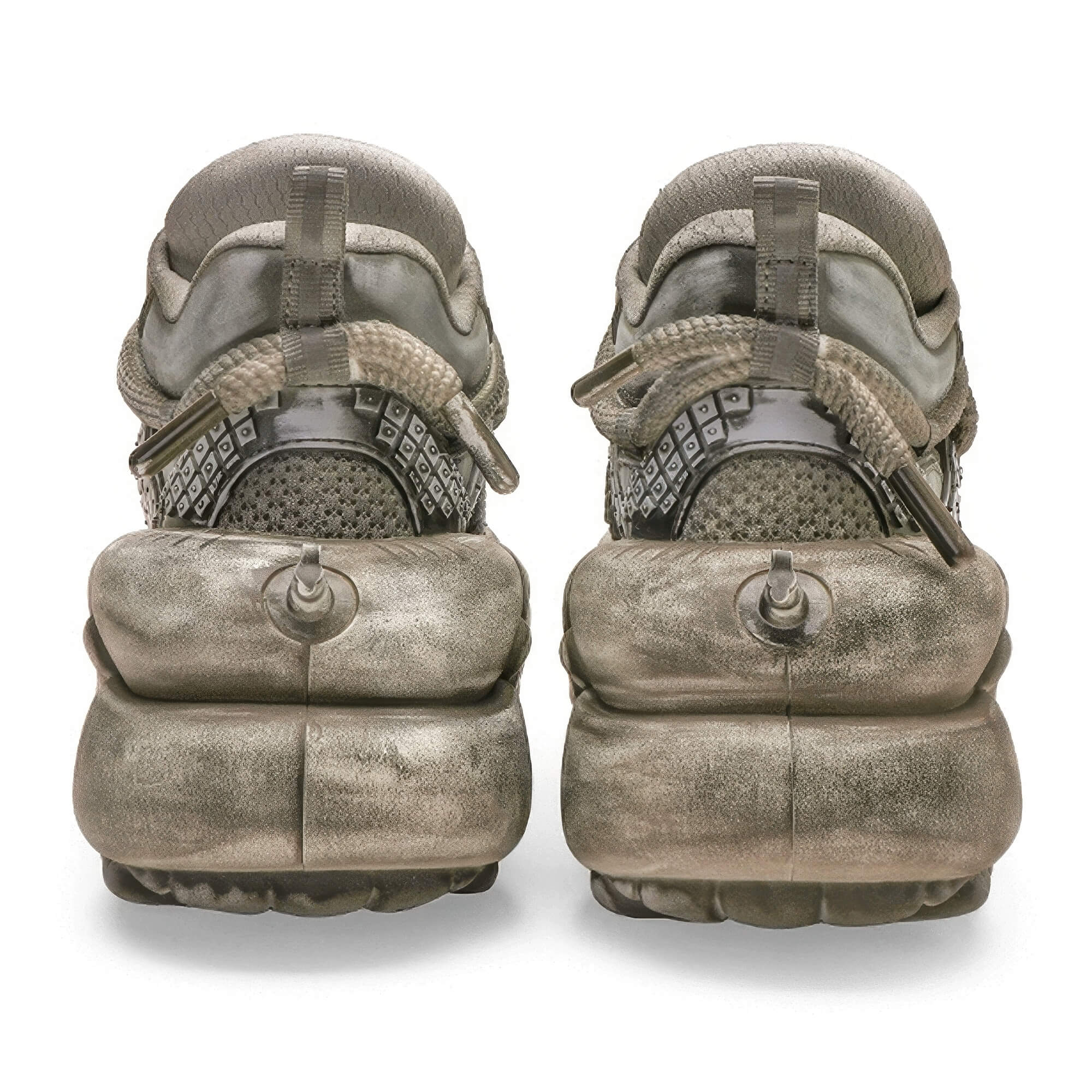 Biopunk Thick Sole Chunky Sneakers Futuristic Fashion