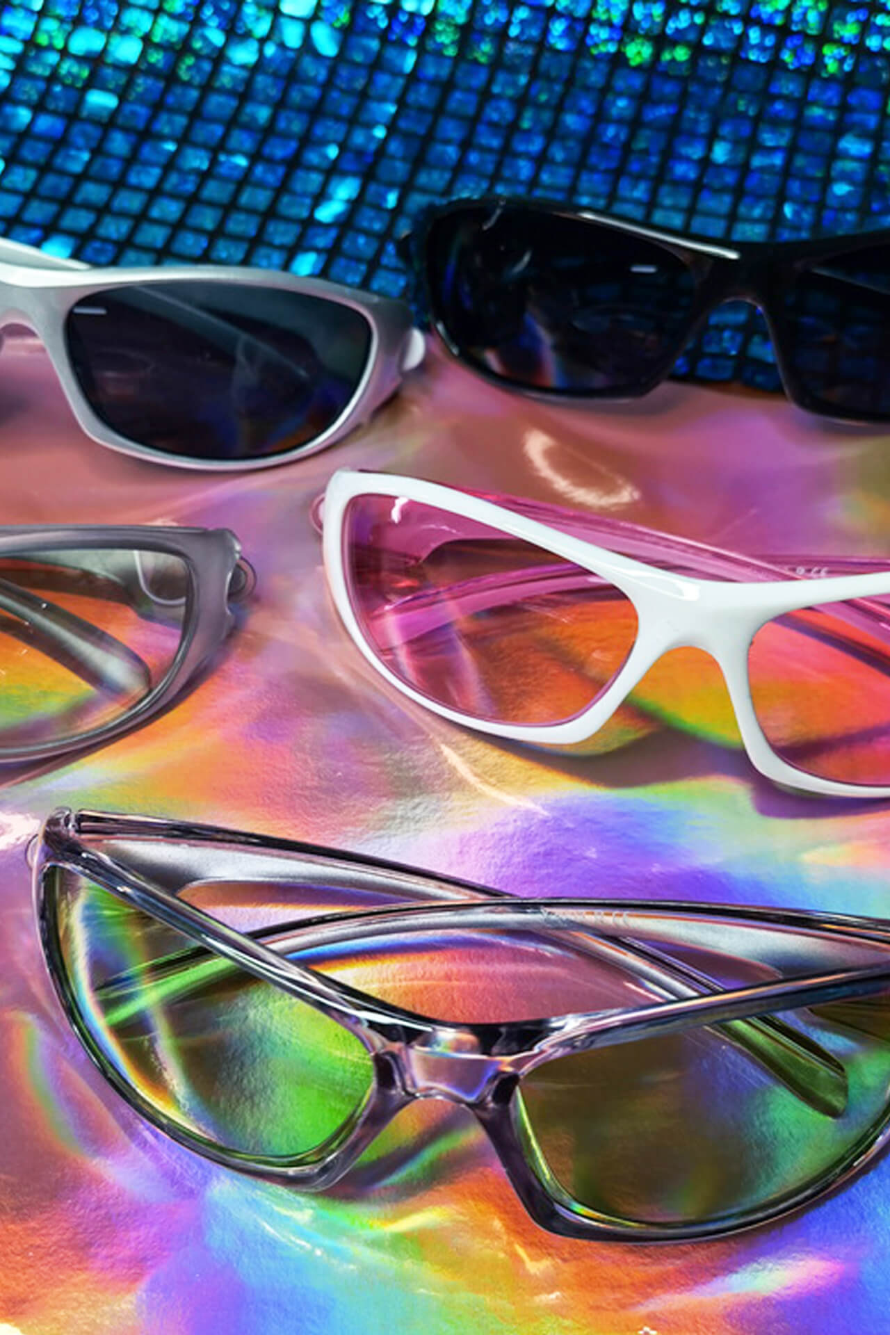 Futuristic Y2K Rave Aesthetic Sunglasses