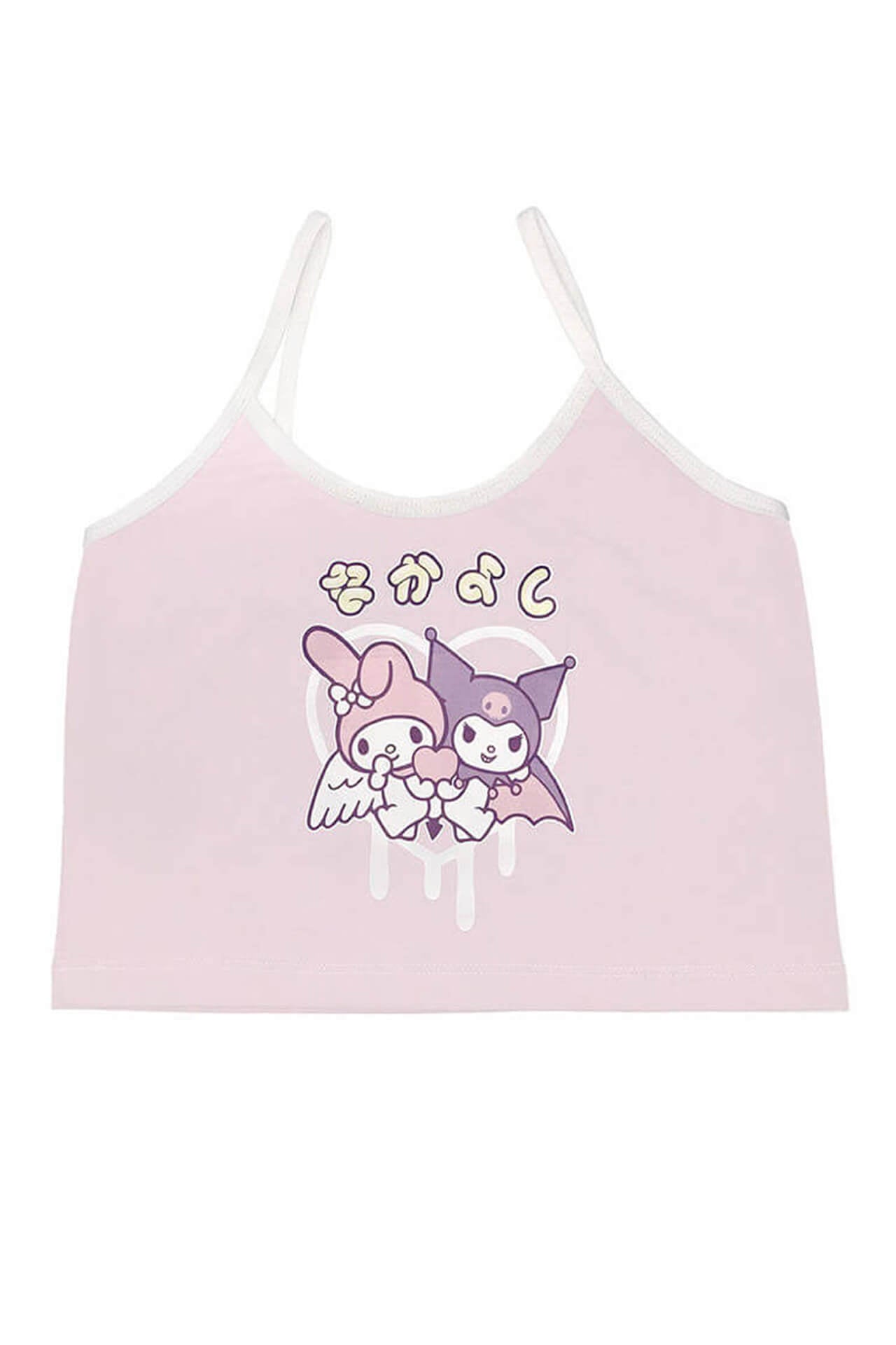 Kawaii Y2K Kuromi and My Melody Sanrio Camisole Top