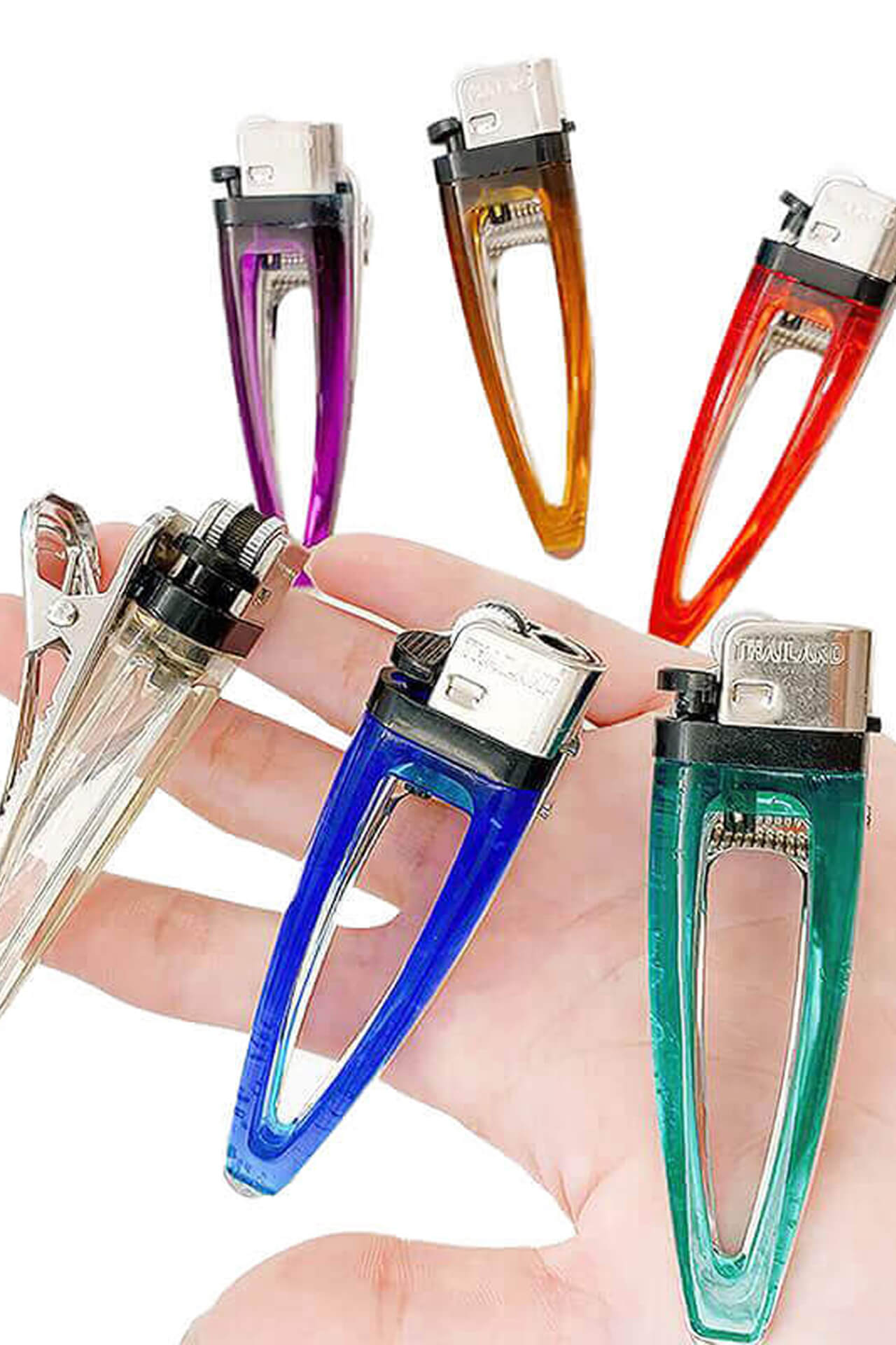 Lighter Hair Clip Y2K Aesthetic Lit Clip Hair Accessory