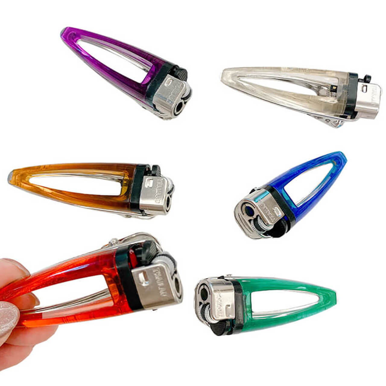 Lighter Hair Clip Y2K Aesthetic Lit Clip Hair Accessory