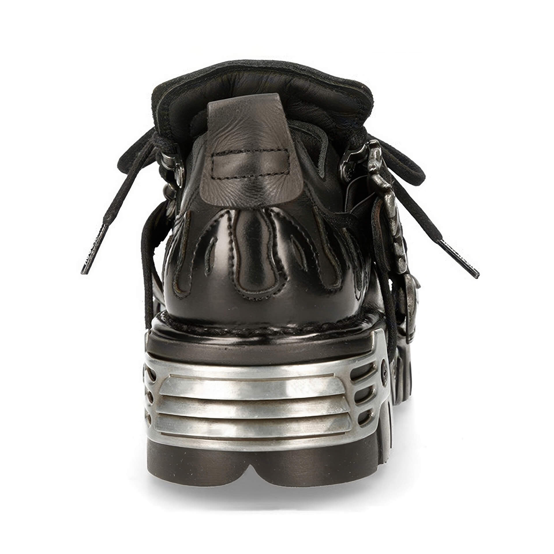 New Rock Platform Boots Metallic M-992-S2 Unisex - Black