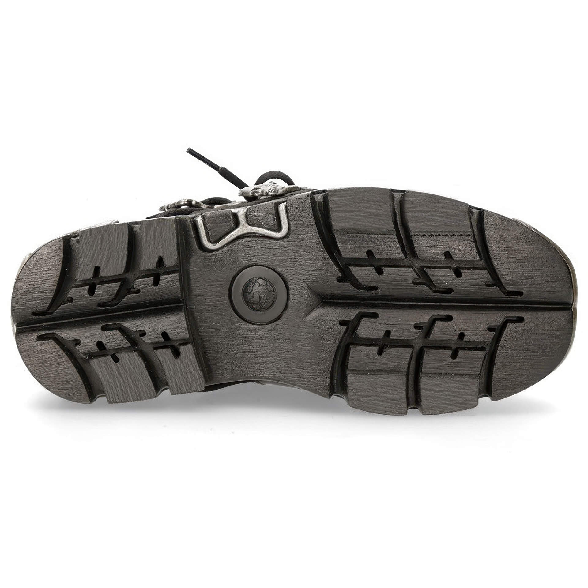 New Rock Platform Boots Metallic M-992-S2 Unisex - Black