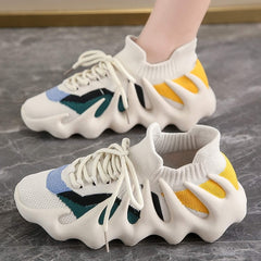 Octopus Workout Sneakers for Women Futuristic Retro